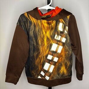 Star Wars Disney Chewbacca Kids Hoodie Medium Size 5 / 6